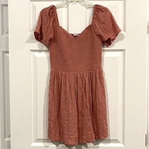 American Eagle Smock Neck Dress